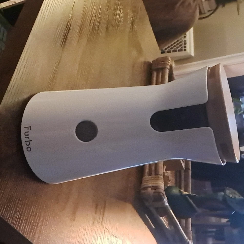 Furbo White Pet Camera with Bamboo Top - Furbo